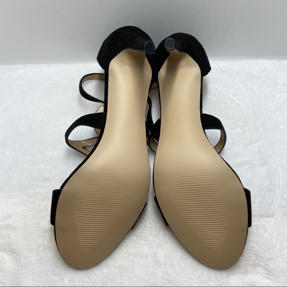 Open Toe Ankle Strap Caged Cutout Strappy Sandals - Picture 9 of 10